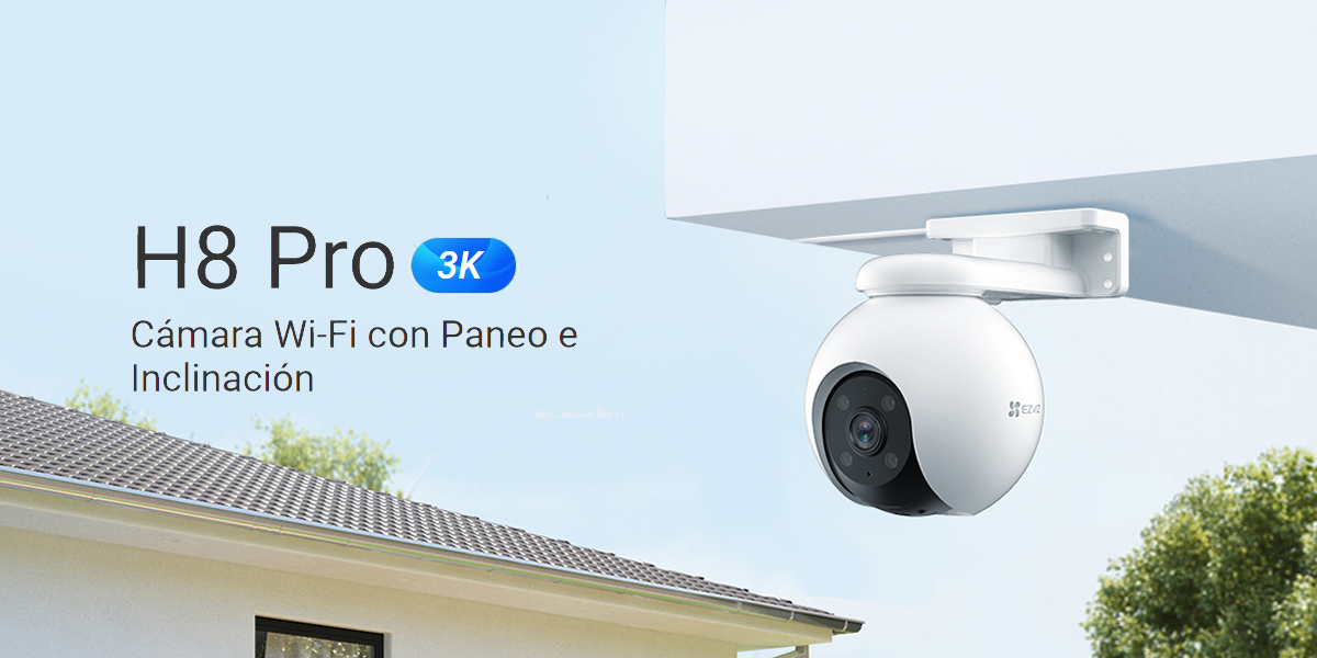 Camara EZVIZ C8PF, vigilancia exterior 360 grados