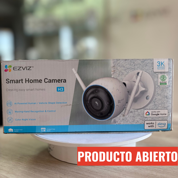 Camara de seguridad exterior H3 3K EZVIZ (open box)