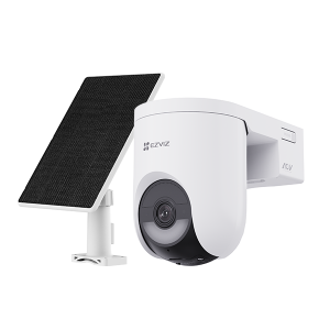 KIT CAMARA DE SEGURIDAD CON BATERIA 4G+WIFI DUAL HB8 LITE 2K CON PANEL SOLAR 5W EZVIZ