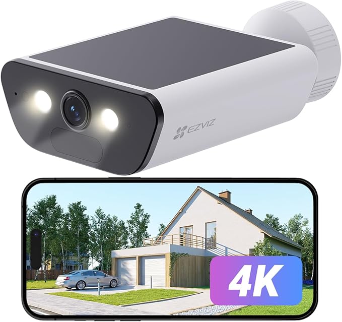 Cámara de vigilancia con batería recargable CB5 4K Ezviz inalámbrica Ezviz
