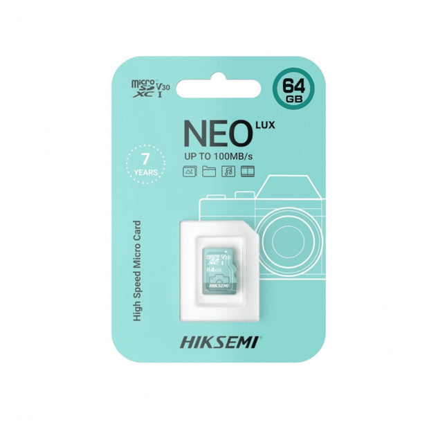 Tarjeta Micro Sd 64gb Neo Lux Hiksemi