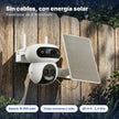 Camara Wifi de Triple lente a bateria HB90F + Panel solar EZVIZ