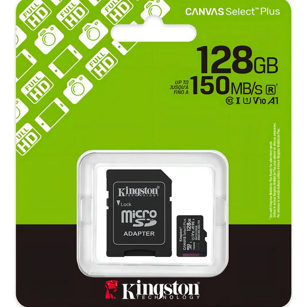 Tarjeta De Memoria Micro Sd Kingston Canvas Select Plus 128gb