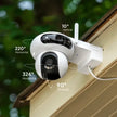 CAMARA DE SEGURIDAD WIFI DOBLE LENTE HB90 2K+2K CON PANEL SOLAR EZVIZ