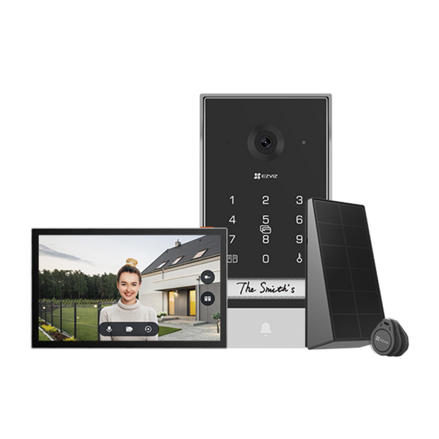Video Portero Inteligente a Batería EP7 2K (3mp) + Panel Solar Ezviz