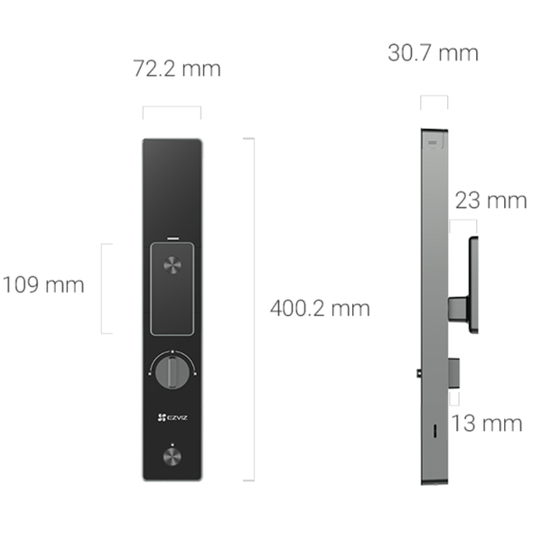 Cerradura inteligente con reconocimiento facial DL50fvs (5085) ezviz