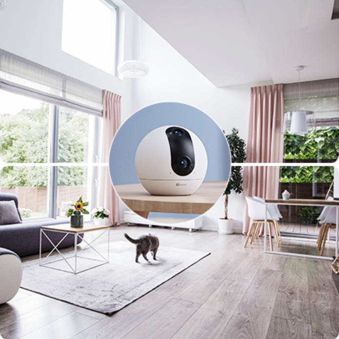 Camara de seguridad dual wifi C60p 2K ezviz