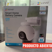 Camara de seguridad wifi con bateria hb8 pro 4k ezviz (open box)