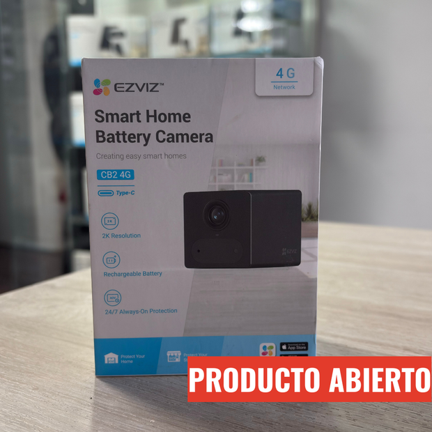Camara 4G con bateria de interior CB2 ezviz (open box)