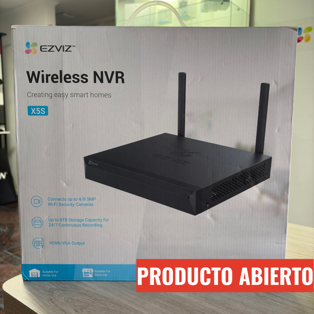 NVR wifi 8 canales ezviz (open box)