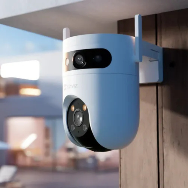 Cámara de Seguridad exterior Ezviz H9C Dual (doble lente) 2K+2K Wifi 360°