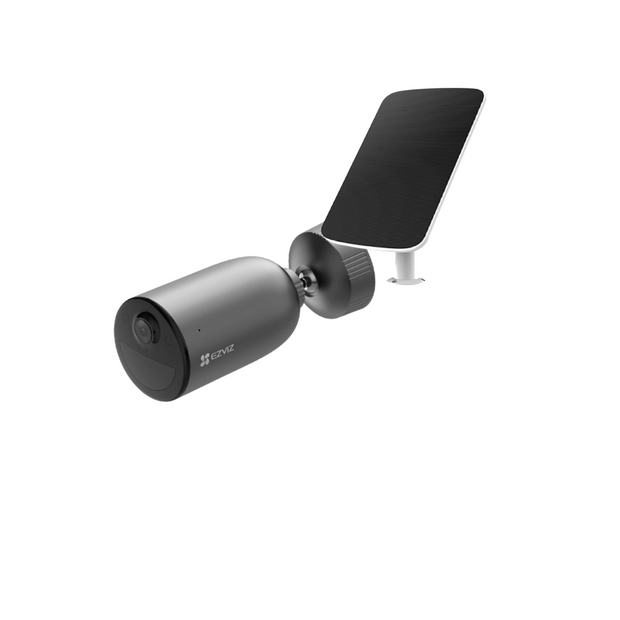KIT Cámara de Seguridad exterior a Batería (120 días) Ezviz EB3 2K - Tipo C + Panel Solar