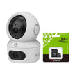 Kit Cámara Interior Ezviz H7C Dual 2K+ + Micro SD 64GB