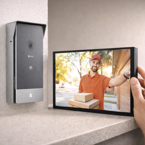 KIT VIDEO PORTERO 3MP HP7 2HILOS WIFI CS-HP7-R101-1W2TFC EZVIZ