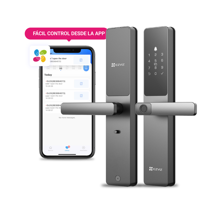 Cerradura Inteligente Ezviz DL05 Wifi con Huella (5085)