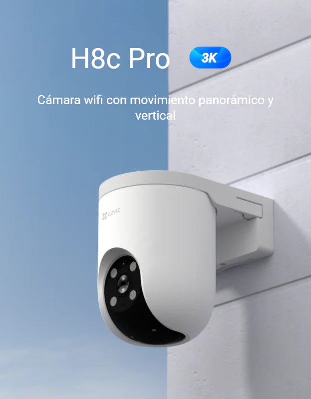 CAMARA DE SEGURIDAD WIFI H8C PRO 3K EZVIZ