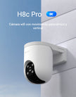 CAMARA DE SEGURIDAD WIFI H8C PRO 3K EZVIZ
