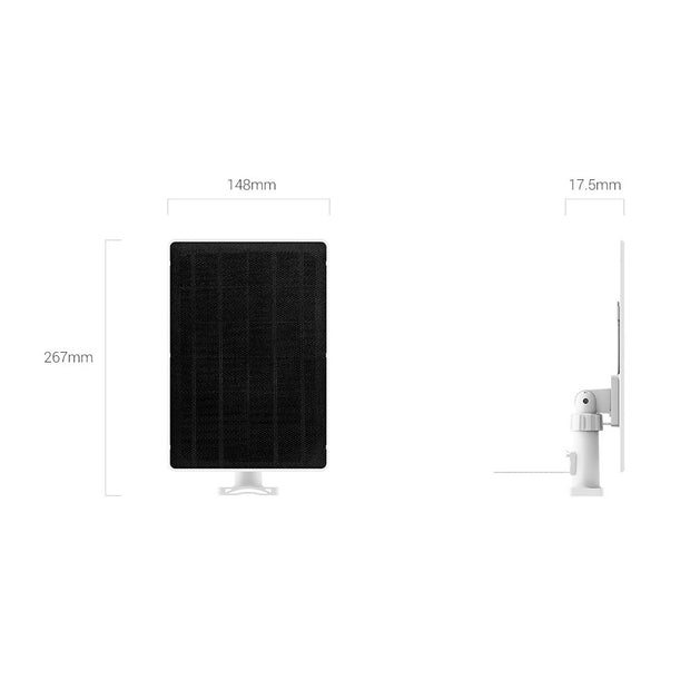 Panel solar de 8W para camaras con bateria wifi o 4g ezviz